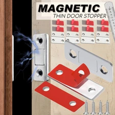 Self-adhesive Latch Catches Magnetic Door Cabinet Cupboard Closer Wardrobes Lot