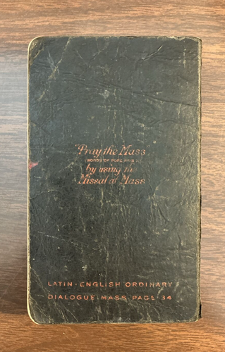 Book Christian Hardcover 1942 My Sunday Missal Joseph E Stedman B89 - Picture 2 of 17