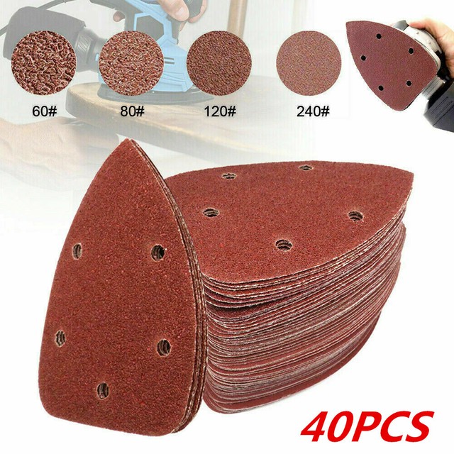 40X Mixed Mouse Sanding Sheets Black and Decker Mouse Palm Sander Pads Sandpaper 40X Mixed Mouse Sanding Sheets Black and Decker Mouse Palm Sander Pads Sandpaper