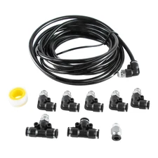 New PUSH LOCK Vacuum Fitting Kit Turbo Wastegate & Solenoid for Turbo Vehicles