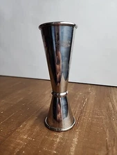 Makers Mark Stainless Measuring JIGGER 1 oz. X 2 oz. Cocktail Bar Shot Liquor