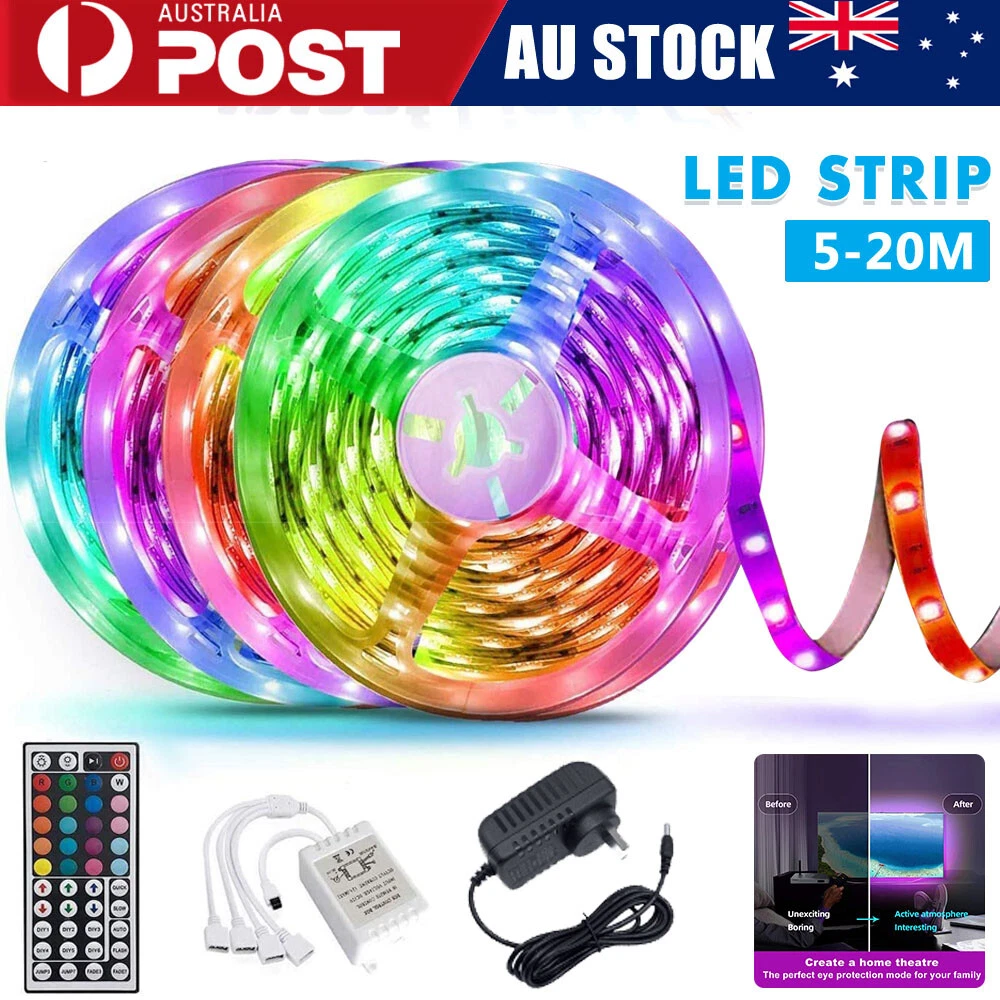 Led strip lights with remote 15m deals