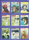 1977  Topps Venezuelan Sticker LOT OF 9, CARLTON,PARKER,MUNSON,TANANA
