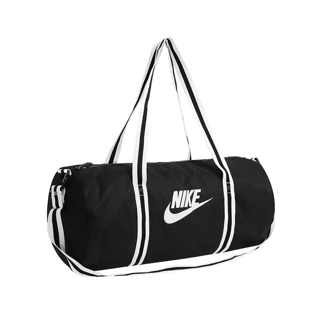 Nike Heritage Duffel Bag Logo Unisex Gym Training Travel Black New  100%AUTHENTIC