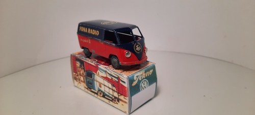 TEKNO of DENMARK VW VOLKSWAGEN VAN FONA RADIO red blue 413 vintage car 1/43 - Picture 3 of 21