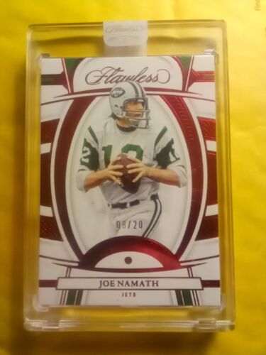 2022 Panini Perfetto Joe Namath FACTORY ENCASED Gemma Rubino #/20 - Foto 2 di 4
