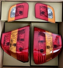02 - 05 BMW E46 3-Series Sedan Tail Lights complete set used in good condition
