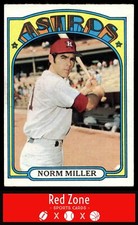 1972 Topps - #466 Norm Miller EX+