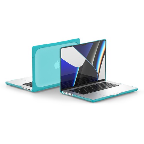 Shockproof Hard Shell Kickstand Case Cover for MacBook Pro 14 Inch (M1/M2/M3/M4) - Picture 44 of 47