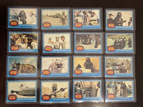 1977 Topps STAR WARS Series 1 Complete Blue 66 Card Set- NICE, EX to NM! - Picture 4 of 9