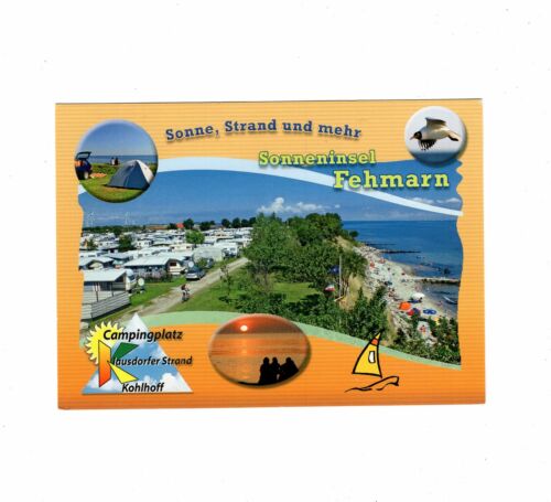 Postcard sunny island Fehmarn/camping Klausdorfer Strand - 2015