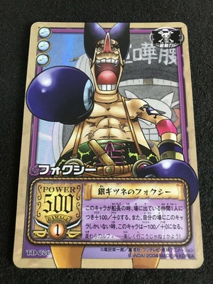 One Piece Card Game Td C06 Foxy Holo Davy Back Fight Bandai Anime Hobby Cartes Ebay