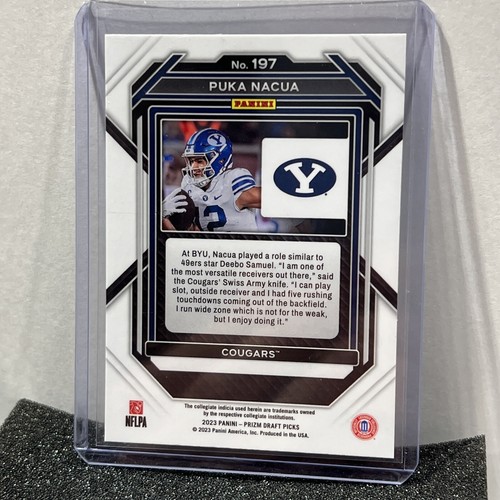 2023 Panini Prizm Draft Picks - #197 🔥Puka Nacua (RC)🔥 - Picture 2 of 6