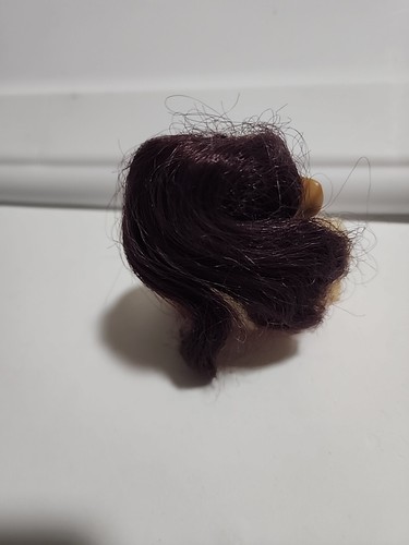 VINTAGE 1960s TROLL DOLL 2.5" W/ Earrings, Necklace And Faux Fur. Beautiful. - Picture 4 of 6