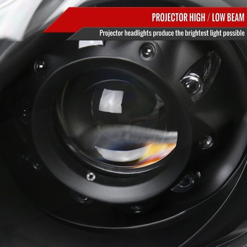 Upgrade Black Projector HID Headlights For Infiniti G37 Q60 2d Coupe Models - Picture 2 of 4