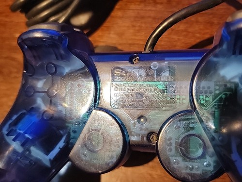 Sony Playstation 2 PS2 Dualshock 2 Analog Controller SCPH-10010 - Clear Blue - Bild 3 von 6