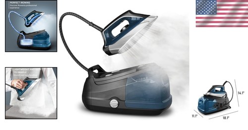 Ultimate Steam Station for Clothes - 1800W Power, 430g Steam Boost for Creases - Picture 2 of 9