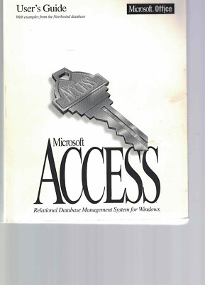 Microsoft Access User's Guide Set - 3 manuals in set  (SC, 1994)