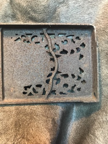Vintage Koken Barber Chair Cast-Iron Footrest. 16“ X 6 1/2“ X 1/2”. Wow Amazing! - Picture 8 of 12