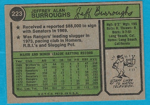 1974 Topps Baseballkarte Singles 221-330 - Bild 8 von 156