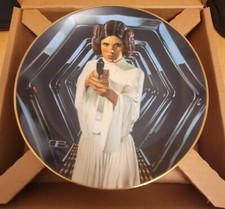Star Wars Hamilton Collection Princess Leia RARE Plate 4731U - NEU