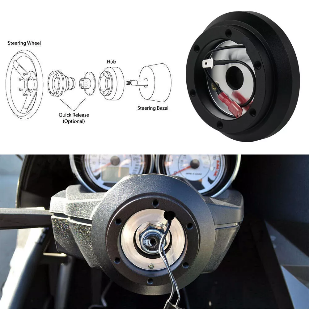 Steering wheel hub adapter sale and quick release