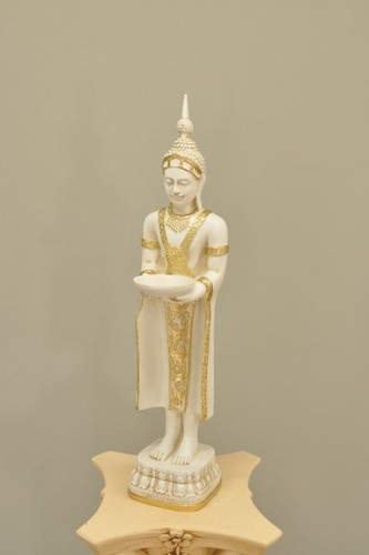 BUDDHA BUDDHISM RELIGION STATUE THAIBUDDHA THAI MEDITATION BUST REST POWER - Picture 3 of 4
