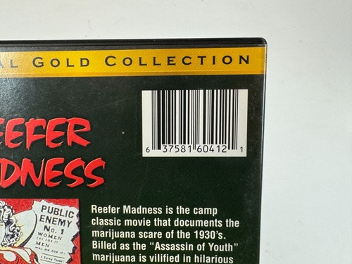 REEFER MADNESS DVD 1936 Cult Classic Satire Marijuana Propaganda Film Movie - Picture 3 of 5