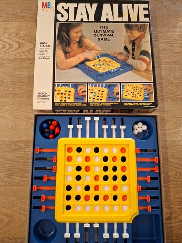 Stay Alive Brettspiel von MB (Milton Bradley) selten Vintage 1978 70er 70er