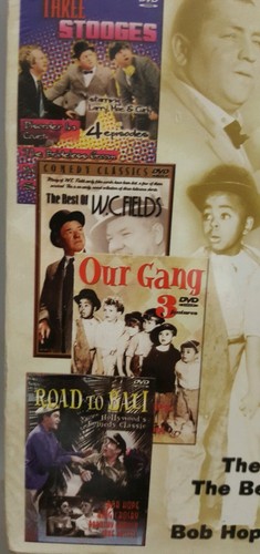 COMEDY AT ITS BEST 4-DVD 3 STOOGES, ROAD TO BALI,W.C. FIELDS OUR GANG BOB CROSBY - Picture 4 of 6