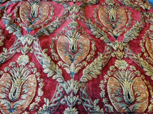 Croscill Emperial Empress 25x32" Sham Red & Gold Brocade EUC - Picture 3 of 5
