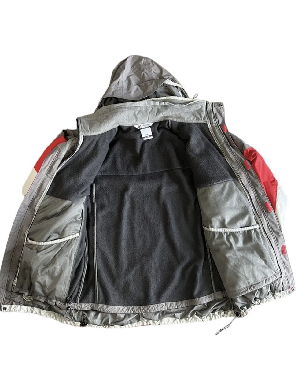 Columbia Vertex Core Bugaboo Mens XL Interchange Jacket Red
