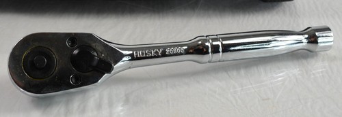 HUSKY Ratchet & Socket Kit Pieces Mini Black Travel Small Case 20800 - Picture 7 of 9