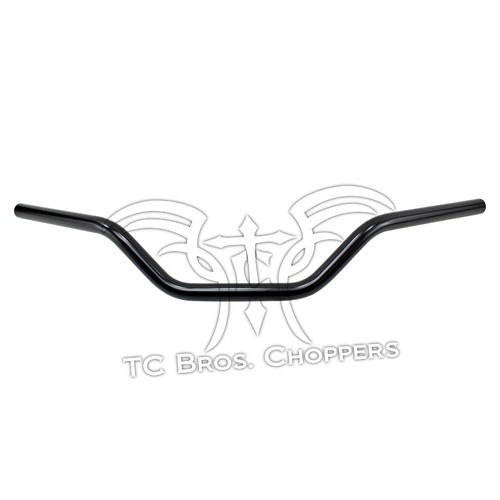 TC Bros. 1" guidon tracker noir Sportster Dyna Triumph Chopper barres bobber - Photo 1 sur 5