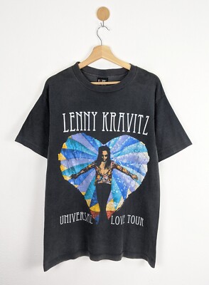 Vintage Lenny Kravitz Universal Love tour 90s shirt Size L