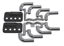 New RPM 1/18 to 1/10 Scale Bodies Chrome Zoomies Mock Exhaust Headers 70853