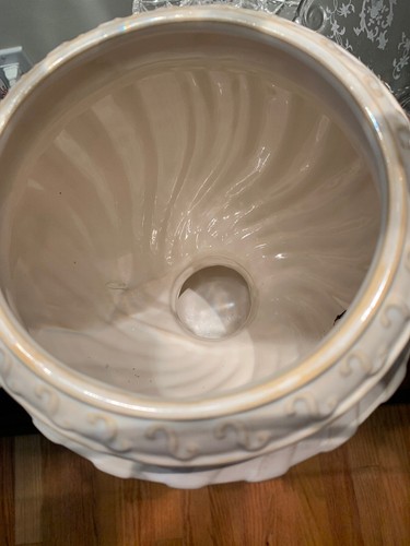 "Florero urna vintage diseño rústico/moderno 10""x9""" - Imagen 3 de 6