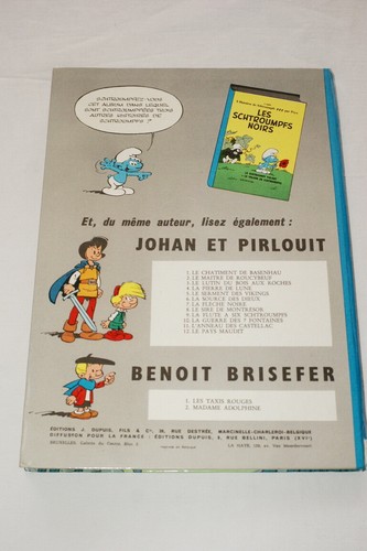 LE PAYS MAUDIT N°12 JOHAN PIRLOUIT PEYO 1966 DUPUIS - Picture 2 of 8