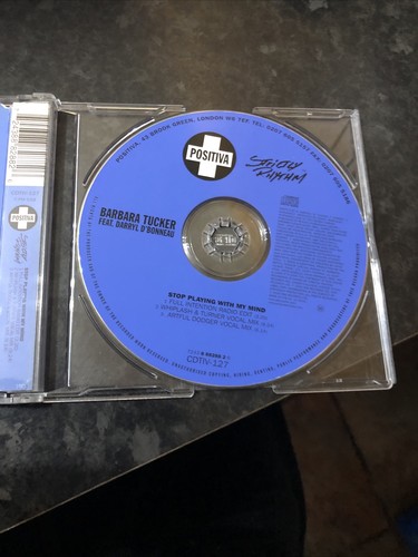 Barbara Tucker - CD Single - Stop Playing with my Mind - 2000 - Positiva - Picture 2 of 2