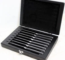 The Main Ingredients Steak Table Knife Set of 8 in Black Storage Box Sleeves
