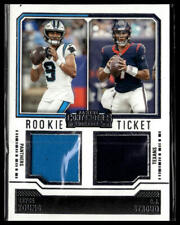 2023 Panini Contenders #DS-1 Bryce Young / C.J. Stroud Rookie Ticket Dual Jersey