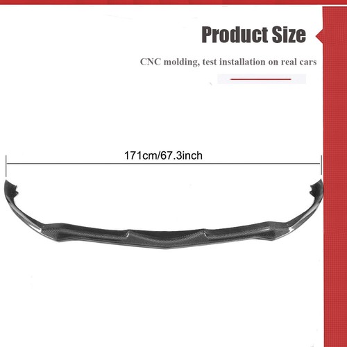 Alerón labial de parachoques delantero de carbono real para Alfa Romeo Giulia sedán 2016-2024 - Imagen 9 de 14
