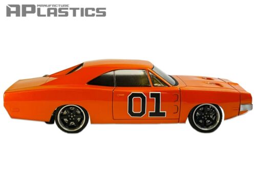 RC Body Car Drift Touring 1:10 Dodge Charger style APlastics New Clear Shell - Picture 2 of 12