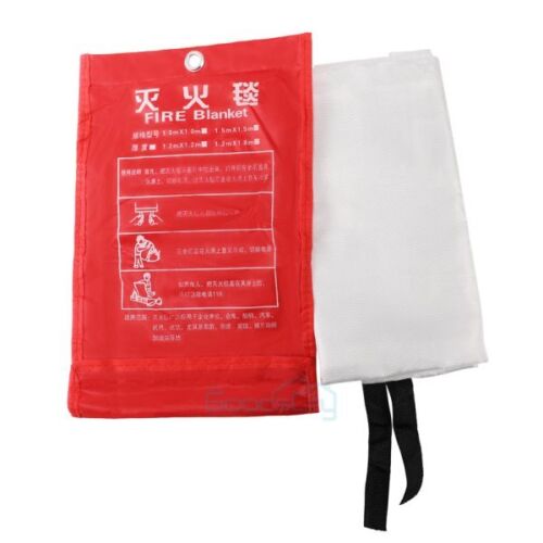 Large Fire Blanket Fireproof For Home Kitchen Office Caravan Emergency Safety US - Picture 18 of 21