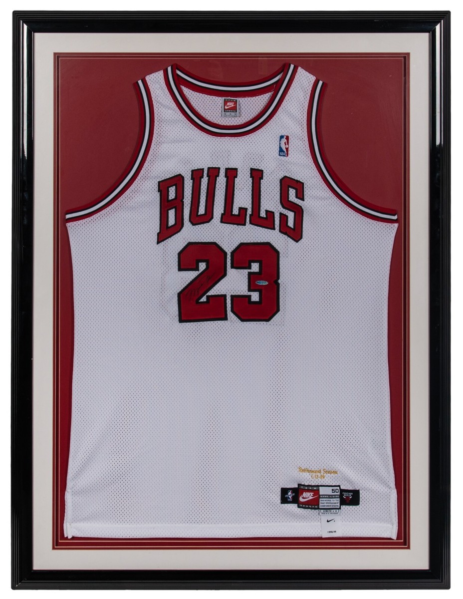 専用　マイケルジョーダン　サイン入りジャージ　upper deck UDA Michael Jordan Signed 1998 Pro Cut Chicago Bulls Jersey UDA