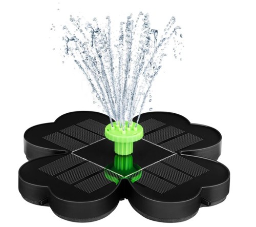 Springbrunnen Solarpumpe Teichpumpe Brunnen Fontäne Garten Wasserspiel 3.5W 18cm - Bild 5 von 13