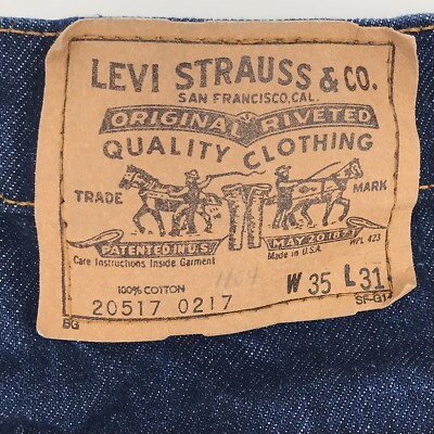Vintage USA Made Orange Tab Levi's SF 207 20517-0217 70s Vintage USA Made Orange Tab Levi's SF 207 20517-0217 70s