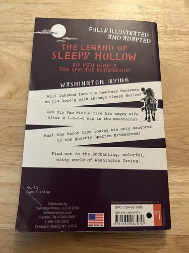 The Legend of Sleepy Hollow by Washington Irving paperback digest - Picture 2 of 8