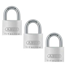 Abus 54ti/40mm Titalium Padlock 3-pack (54TI-40-3)