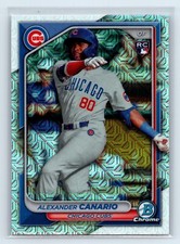2024 Bowman Chrome Mega Mojo Alexander Canario RC Chicago Cubs #21